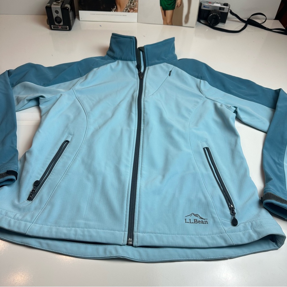 Vintage Y2K L.L. Bean Softshell Jacket Stretch Performance GorpcoreOutdoor Layer - Picture 2 of 10